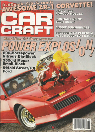 CAR CRAFT 1989 JUNE - ZR-1, 409, T-TYPE, BUILD-a-MILL
